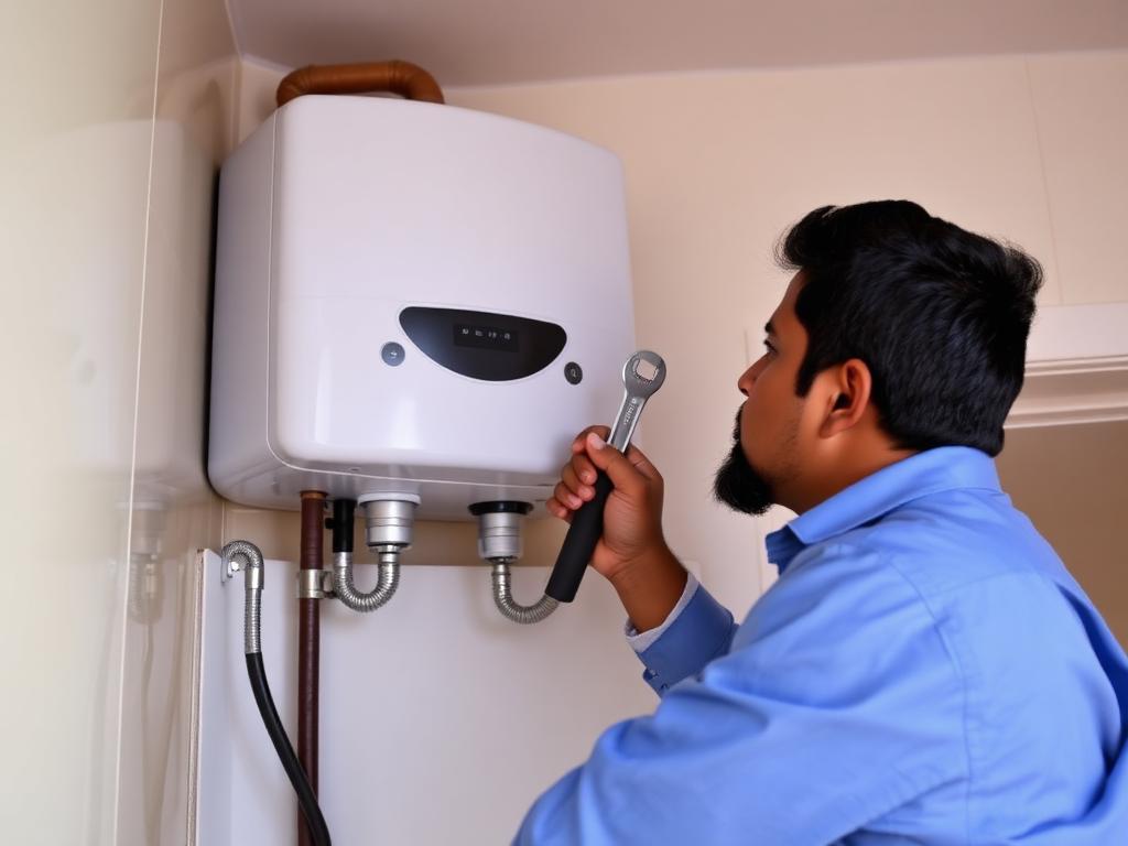 Electric Geyser Service by T.V.L. Enterprises technicians