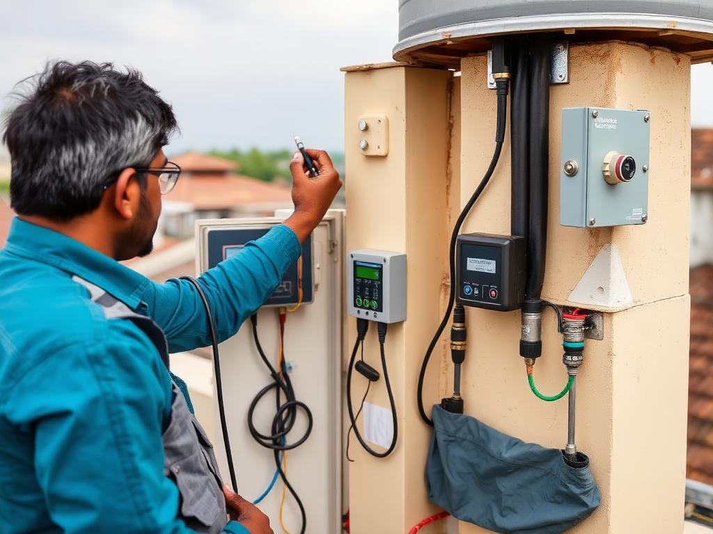 Water Level Controller Service by T.V.L. Enterprises technicians